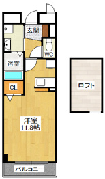 【間取り】 メゾン ド グラース Nの間取り