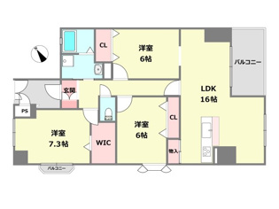 【間取り】 間取り