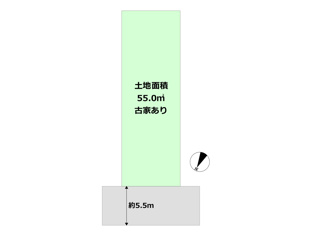【間取り】 神戸市灘区篠原南町3丁目売り土地の間取り