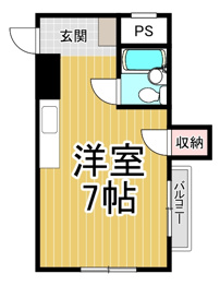 【間取り】 ハイツホリデーの間取り