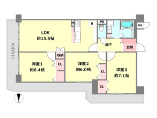 【間取り】 間取り