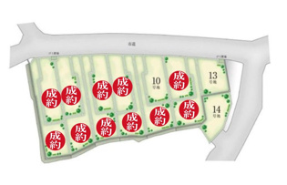【間取り】 全14区画の大型分譲地誕生です