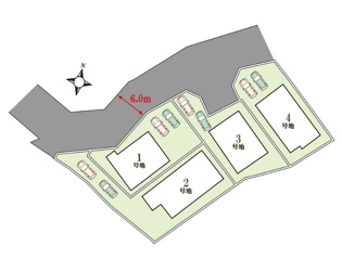 【間取り】 陽だまりと笑顔があふれる全4区画分譲地登場。ゆとりのある区画で子供たちが安心して遊べる住みよい街並みです。商業施設、病院などが徒歩圏内にあり住みやすい住環境。