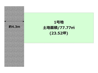 【間取り】 土地図