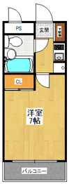 【間取り】 ダイドーメゾン園田2の間取り