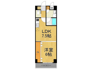 【間取り】 甲東園さくらいマンションの間取り