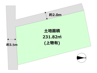 【間取り】 宝塚市山本台1丁目売り土地の間取り