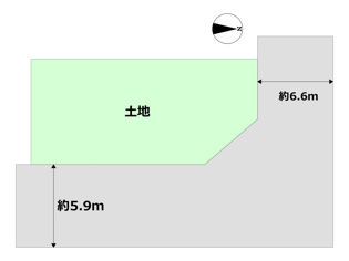 【間取り】 尼崎市稲葉荘3丁目売り土地の間取り