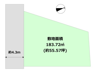 【間取り】 土地図