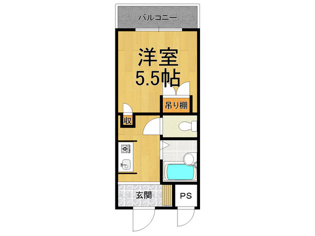 【間取り】 クリスタルカーサ2の間取り