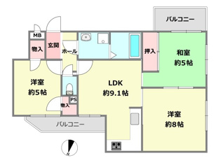 【間取り】 間取り