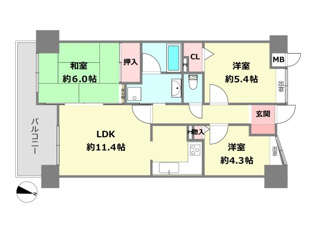 【間取り】 間取り