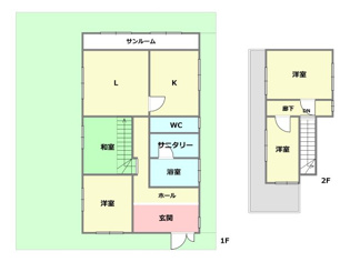 【間取り】 伊丹市野間6丁目中古戸建の間取り