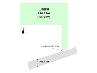 【間取り】 土地図