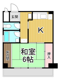 【間取り】 サンパールビルの間取り