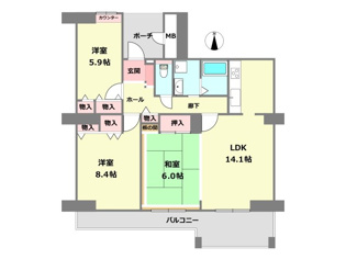 【間取り】 間取り