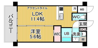 【間取り】 プレジオさくら夙川の間取り