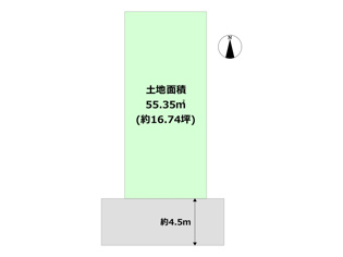 【間取り】 土地図