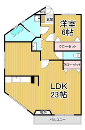 【間取り】 苦楽園グリーンハイツの間取り