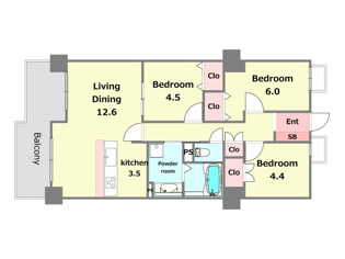 【間取り】 間取り
