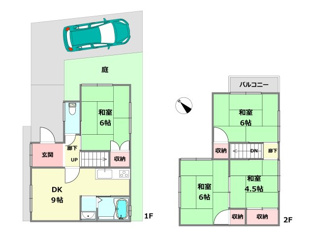 【間取り】 川西市錦松台中古戸建の間取り