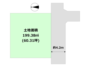 【間取り】 土地図
