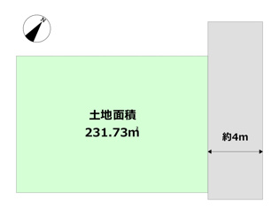 【間取り】 宝塚市野上1丁目売り土地の間取り