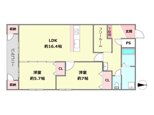 【間取り】 間取り