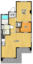 【間取り】 レジデンス甲武の間取り