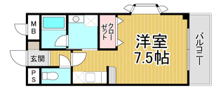 【間取り】 ハウス・ピリカの間取り