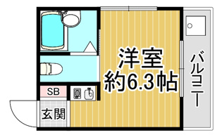 【間取り】 リベラールハイムの間取り