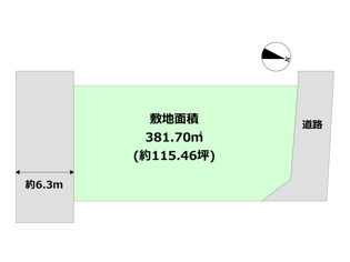 【間取り】 土地図
