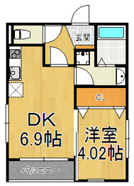 【間取り】 Pista武庫川の間取り