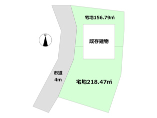 【間取り】 宝塚市雲雀丘3丁目売り土地の間取り