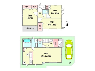 【間取り】 見学希望の際はお気軽にお問い合わせください。ネットからの見学予約も便利です。「C21アクロス」でアクロスコーポレイションを検索!