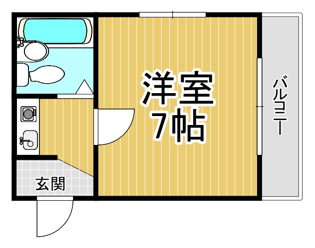 【間取り】 サンパレス21甲陽園の間取り