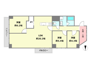 【間取り】 間取り