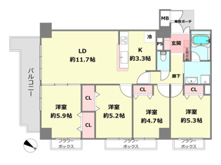 【間取り】 間取り