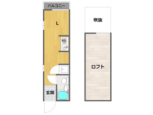 【間取り】 アトリエラメールの間取り