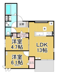 【間取り】 Legameの間取り