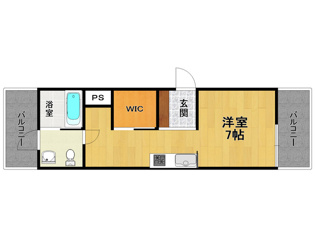 【間取り】 エスペランサ伊丹の間取り