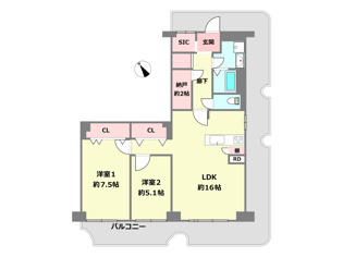 【間取り】 当日見学可能ですので、見学希望の際はお気軽にお問い合わせください。ネットからの見学予約も便利です♪