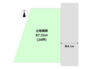 【間取り】 土地図