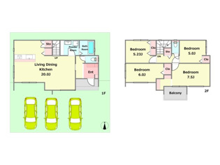 【間取り】 間取り