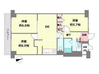 【間取り】 間取り