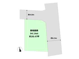【間取り】 土地図
