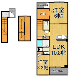 【間取り】 EXCEED宝塚の間取り