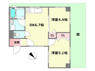 【間取り】 間取り