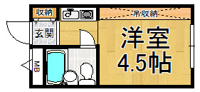 【間取り】 ピュア立花の間取り