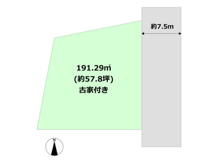 【間取り】 土地図